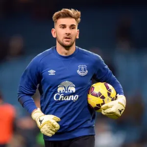 Manchester City vs. Everton: Clash at Etihad Stadium - Russell Griffiths and the Everton Team