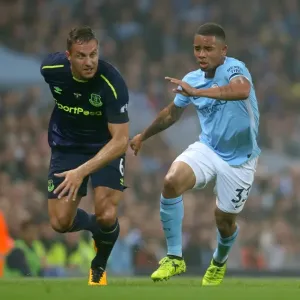 Manchester City vs. Everton: Jagielka vs. Jesus - Premier League Battle at Etihad Stadium Manchester City vs. Everton: Jagielka vs. Jesus - Premier League Battle at Etihad Stadium