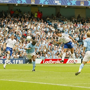 Manchester Derby: Tim Cahill at City of Manchester Stadium (Manchester City vs Everton, Barclays Premiership, September 11, 2004)