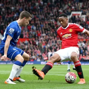 Manchester United vs. Everton Print: Old Trafford Action Photo
