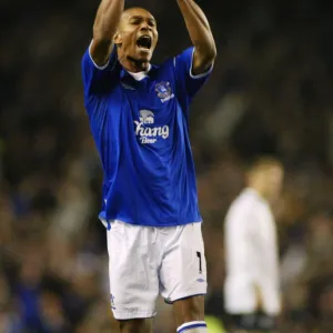 Marcus Bent celebrates scoring