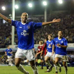 Marcus Bent's Thrilling Goal Celebration for Everton FC