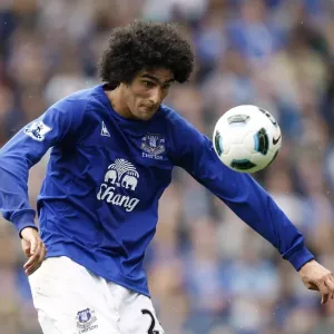Marouane Fellaini in Action: Everton vs. Manchester United, Barclays Premier League (11 September 2010) Marouane Fellaini in Action: Everton vs. Manchester United, Barclays Premier League (11 September 2010)
