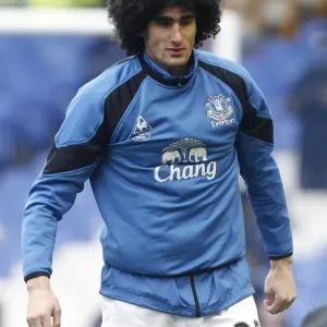 Marouane Fellaini in Action: Everton vs. West Ham United, Barclays Premier League (Goodison Park, 2011) Marouane Fellaini in Action: Everton vs. West Ham United, Barclays Premier League (Goodison Park, 2011)