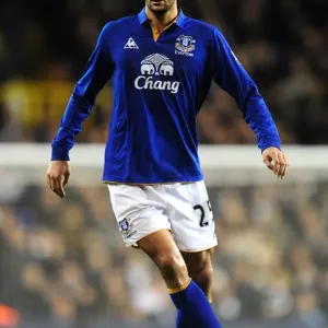 Marouane Fellaini in Action: Everton vs. Tottenham Hotspur, Premier League Showdown at White Hart Lane (11 January 2012) Marouane Fellaini in Action: Everton vs. Tottenham Hotspur, Premier League Showdown at White Hart Lane (11 January 2012)