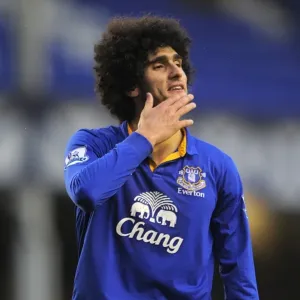 Marouane Fellaini in Action: Everton vs. Blackburn Rovers, Goodison Park - Premier League Thriller Marouane Fellaini in Action: Everton vs. Blackburn Rovers, Goodison Park - Premier League Thriller