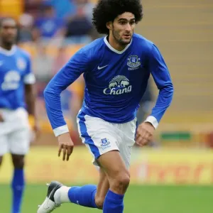 Marouane Fellaini in Action: Everton vs. Motherwell Pre-Season Friendly at Fir Park Stadium