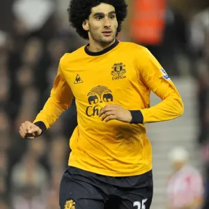 Marouane Fellaini Leads Everton Charge at Britannia Stadium: Everton vs. Stoke City, May 2012, Premier League Marouane Fellaini Leads Everton Charge at Britannia Stadium: Everton vs. Stoke City, May 2012, Premier League