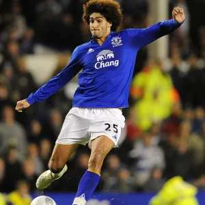 Marouane Fellaini Rallies Everton Against Chelsea in Carling Cup Fourth Round at Goodison Park (October 26, 2011) Marouane Fellaini Rallies Everton Against Chelsea in Carling Cup Fourth Round at Goodison Park (October 26, 2011)