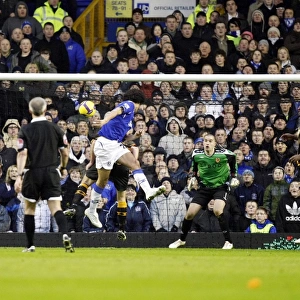 Marouane Fellaini Scores First Goal for Everton: Everton vs Hull City, Barclays Premier League, 2009