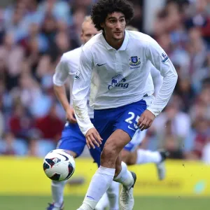 Marouane Fellaini's Brilliant Performance: Everton's Triumph Over Aston Villa (3-1, August 25, 2012)