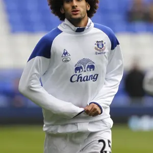 Marouane Fellaini Print - Pre-Match Warm-Up