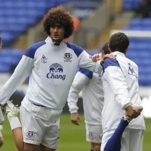 Marouane Fellaini's Focused Warm-Up Ahead of Bolton Wanderers vs Everton (November 26, 2011) Marouane Fellaini's Focused Warm-Up Ahead of Bolton Wanderers vs Everton (November 26, 2011)