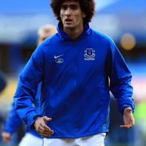 Marouane Fellaini's Intense Focus: Everton's Warm-Up Before the Epic Showdown against Manchester United (Everton 1-0, Barclays Premier League, 20-08-2012) Marouane Fellaini's Intense Focus: Everton's Warm-Up Before the Epic Showdown against Manchester United (Everton 1-0, Barclays Premier League, 20-08-2012)