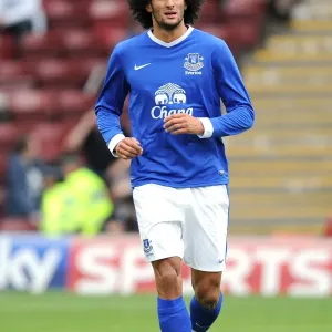 Marouane Fellaini's Thrilling Performance: Everton's Pre-Season Clash at Motherwell's Fir Park Stadium