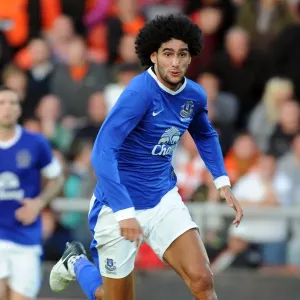 Marouane Fellaini's Thrilling Performance: Everton's Pre-Season Clash at Tannadice Park Against Dundee United