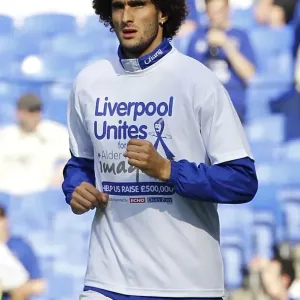 Marouane Fellaini's Unyielding Display: Everton vs. Liverpool (1 October 2011), Barclays Premier League, Goodison Park Marouane Fellaini's Unyielding Display: Everton vs. Liverpool (1 October 2011), Barclays Premier League, Goodison Park
