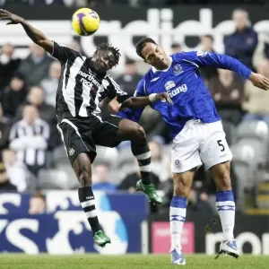 Martins vs. Lescott: Clash between Newcastle and Everton in Barclays Premier League Martins vs. Lescott: Clash between Newcastle and Everton in Barclays Premier League