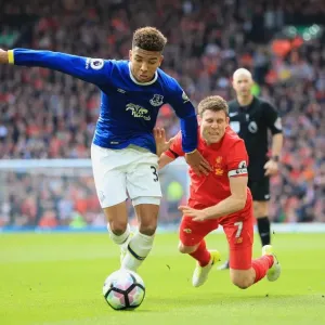 Mason Holgate vs. James Milner: Intense Rivalry at Anfield - Premier League: Liverpool vs. Everton Mason Holgate vs. James Milner: Intense Rivalry at Anfield - Premier League: Liverpool vs. Everton