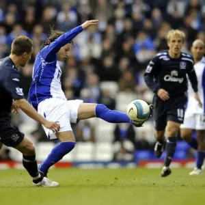 Mauro Zarate Slips Past Jagielka: Birmingham's Edge over Everton in Barclays Premier League Mauro Zarate Slips Past Jagielka: Birmingham's Edge over Everton in Barclays Premier League