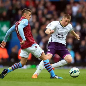 McCarthy vs. Westwood: A Premier League Battle for Ball Possession at Aston Villa vs. Everton (Nick Potts/PA Wire) McCarthy vs. Westwood: A Premier League Battle for Ball Possession at Aston Villa vs. Everton (Nick Potts/PA Wire)