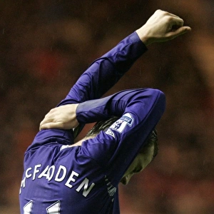 McFadden Dedicates Goal to O'Donnell: Everton's Tribute to Motherwell at Middlesbrough (01.01.08)