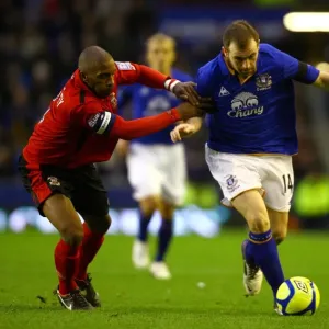 McFadden vs. Courtney: Everton vs. Tamworth's Intense FA Cup Battle at Goodison Park (January 2012) McFadden vs. Courtney: Everton vs. Tamworth's Intense FA Cup Battle at Goodison Park (January 2012)