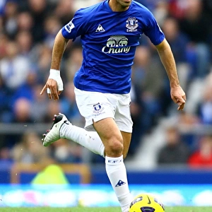 Mikel Arteta: Everton's Tenacious Leader at Goodison Park Against Stoke City (BPL)