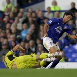 Mikel Arteta Foul by Richard Cresswell: Everton vs. Sheffield United (Carling Cup, 2011) Mikel Arteta Foul by Richard Cresswell: Everton vs. Sheffield United (Carling Cup, 2011)