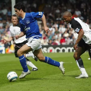 Mikel Arteta keeps possession Mikel Arteta keeps possession