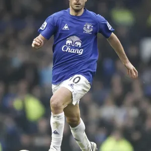 Mikel Arteta Leads Everton at Goodison Park Against West Ham United, Barclays Premier League (2011) Mikel Arteta Leads Everton at Goodison Park Against West Ham United, Barclays Premier League (2011)