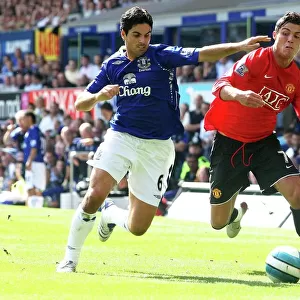 Season 07-08 Photographic Print Collection: Everton v Man Utd