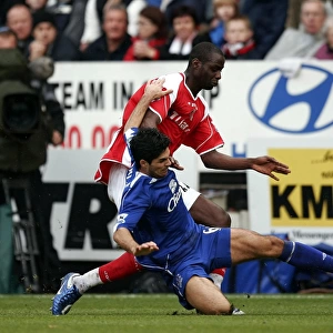 Mikel Arteta vs. Djimi Traore: The Intense Clash at Charlton vs. Everton