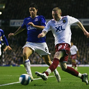 Mikel Arteta vs Freddie Sears: A Battle at Goodison Park (07/08), Everton vs West Ham United, Barclays Premier League