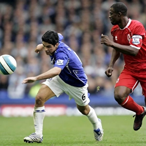 Mikel Arteta vs George Boateng: A Premier League Showdown at Goodison Park, 2007 - Everton vs Middlesbrough