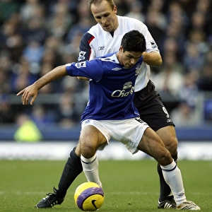 Mikel Arteta vs. Henrik Pedersen: Everton vs. Bolton, FA Barclays Premiership, November 2006
