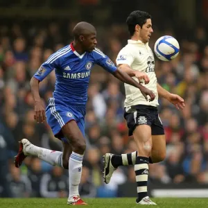 Mikel Arteta vs. Ramires: A Battle in the FA Cup Fourth Round Replay - Everton's Arteta Clashes with Chelsea's Ramires at Stamford Bridge (19 February 2011)