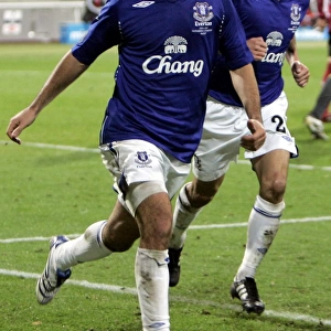 Mikel Arteta's Historic Goal: Everton's First in UEFA Cup Win Against FC Nurnberg (8/11/07)