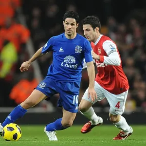 Premier League Prints: 01 February 2011 Arsenal V Everton
