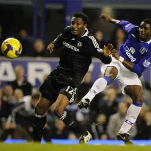 Mikel vs Yobo: A Battle of Midfield Giants - Everton vs Chelsea, Barclays Premier League, Goodison Park, 22/12/08 Mikel vs Yobo: A Battle of Midfield Giants - Everton vs Chelsea, Barclays Premier League, Goodison Park, 22/12/08