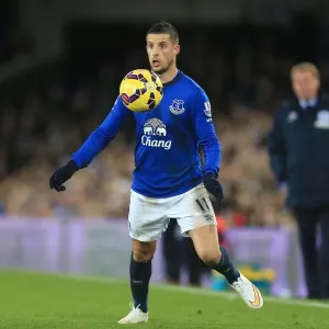 Mirallas in Action: Everton vs. Queens Park Rangers at Goodison Park, Premier League Mirallas in Action: Everton vs. Queens Park Rangers at Goodison Park, Premier League