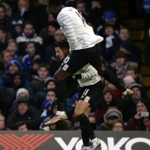 Mirallas and Lukaku: Everton's Unstoppable Duo Celebrate Second Goal Against Chelsea Mirallas and Lukaku: Everton's Unstoppable Duo Celebrate Second Goal Against Chelsea