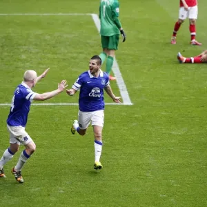 Mirallas and Naismith's Triumph: Arteta's Own Goal Seals Everton's 3-0 Victory over Arsenal (06-04-2014, Goodison Park) Mirallas and Naismith's Triumph: Arteta's Own Goal Seals Everton's 3-0 Victory over Arsenal (06-04-2014, Goodison Park)