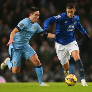 Mirallas Outsmarts Nasri: Everton's Thrilling Escape at Manchester City
