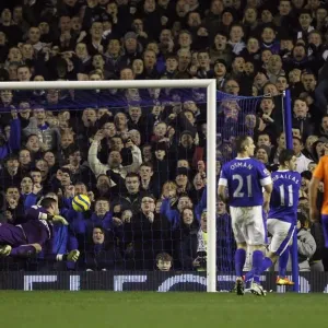 Mirallas Strikes First Print: Everton FA Cup Fifth Round Replay Mirallas Strikes First Print: Everton FA Cup Fifth Round Replay