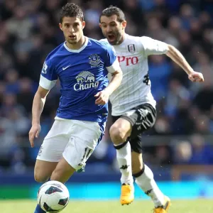 Mirallas vs. Karagounis: A Clash at Goodison Park (Everton 1-0 Fulham, Barclays Premier League) Mirallas vs. Karagounis: A Clash at Goodison Park (Everton 1-0 Fulham, Barclays Premier League)