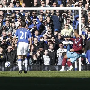 Miso's Agonizing Miss: Everton vs. West Ham United - Premier League Penalty Drama at Goodison Park