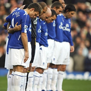 A Moment of Silence: Everton vs. Bolton Wanderers at Goodison Park (06/11/06, FA Barclays Premiership)