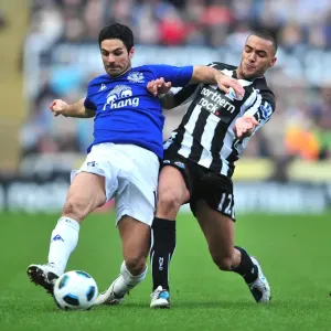 Moment of Tension: Simpson vs. Arteta - Premier League Showdown (2011) - Newcastle United vs. Everton Moment of Tension: Simpson vs. Arteta - Premier League Showdown (2011) - Newcastle United vs. Everton