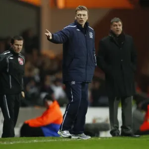 Print of Moyes vs Allardyce at Ewood Park Print of Moyes vs Allardyce at Ewood Park